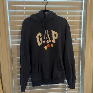 GAP Men's Navy Hoodie with Mickey Mouse Graphic